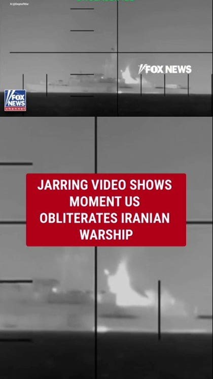 JARRING video shows moment US sub obliterates Iranian ship