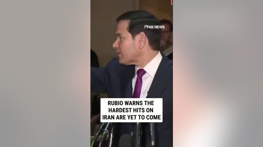 Rubio warns the hardest hits connected  Iran are yet to come
