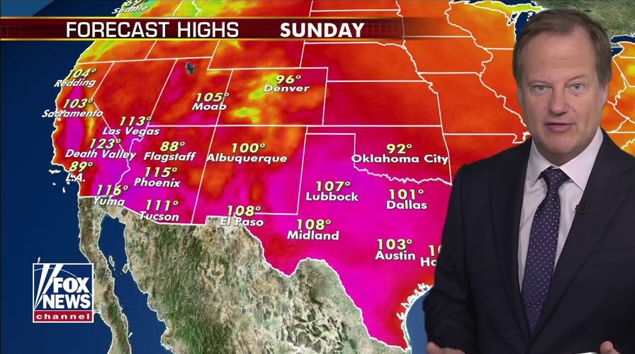 National forecast for Sunday, July 12