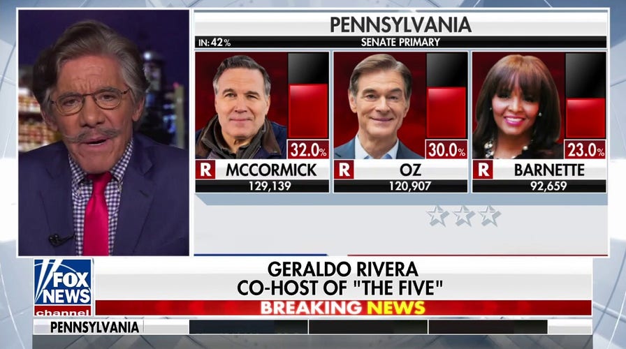 Geraldo Rivera on narrow Pennsylvania Senate GOP primary race