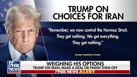 Trump weighing options on Iran: Make a deal or finish them off