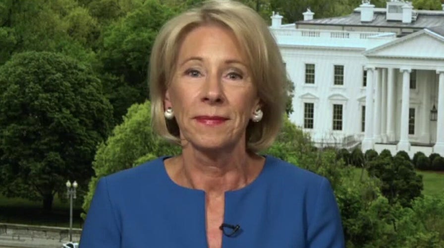 Sec. Betsy DeVos on reopening schools: CDC has provided good guidelines for kids to safely return