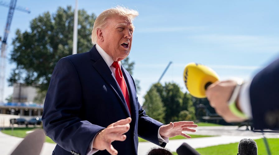 WATCH LIVE: President Trump speaks to reporters ahead of Alabama campaign swing
