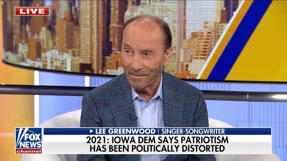 Lee Greenwood reacts to Dem calling patriotism 'controversial,' relaunches spirits brand