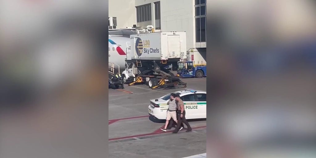 Florida couple arrested after trying to force their way onto American Airlines plane