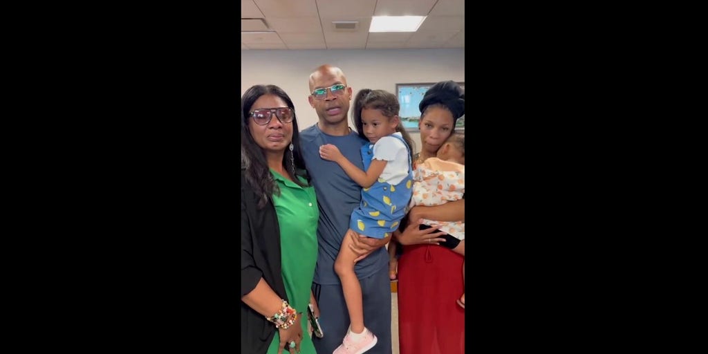 Tony Holden thanks President Donald Trump after being freed from detention in Kuwait