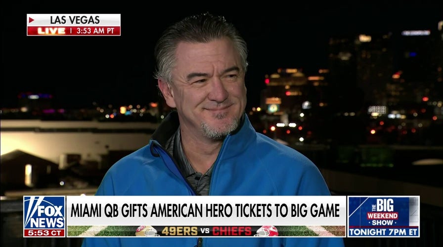 Miami QB gifts American hero tickets to the big game