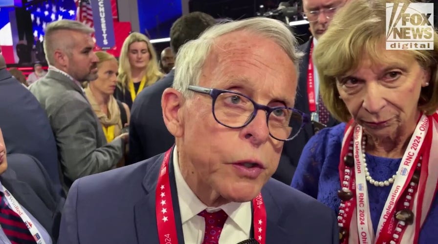 Ohio Governor Mike DeWine shares his thoughts on JD Vance as Trump's vice presidential pick