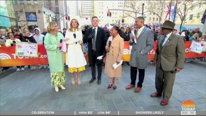 NBC's 'Today' host Savannah Guthrie tells fans 'we feel your prayers' as co-hosts welcome her back 