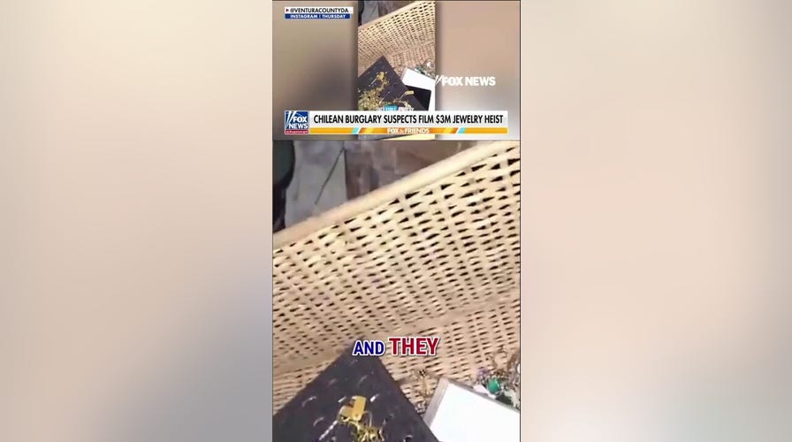 WATCH: Chilean burglary suspects film $3 million jewelry heist