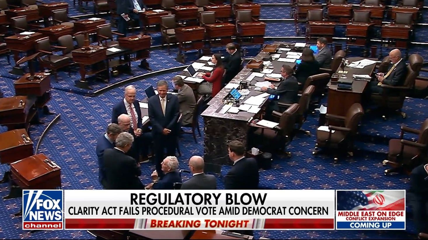 CLARITY Act fails procedural Senate vote amid Democratic concerns over crypto bill