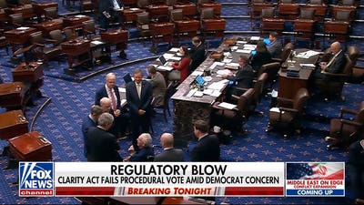 CLARITY Act fails procedural Senate vote amid Democratic concerns over crypto bill