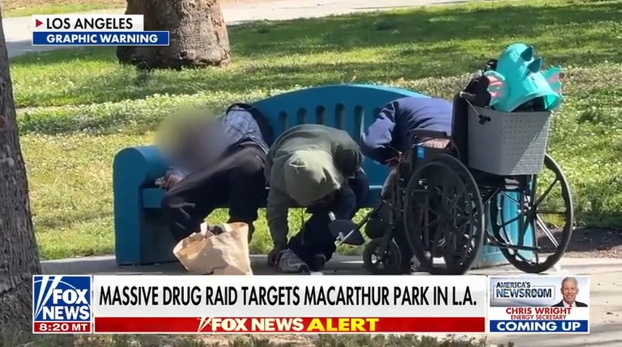 Federal drug raid in Los Angeles targets open-air drug market in MacArthur Park