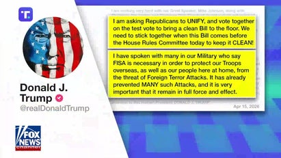 Trump pushes for clean FISA extension amid Republican division