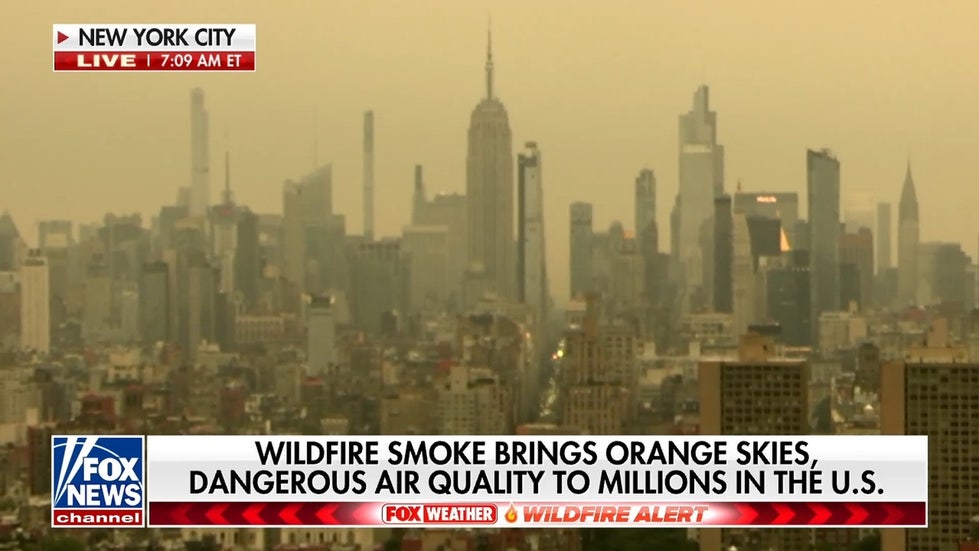 Wildfire smoke brings orange skies, dangerous air quality to millions in the U.S.