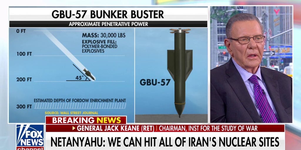 Jack Keane: Israel has 'options' to take out underground Iranian nuclear facility