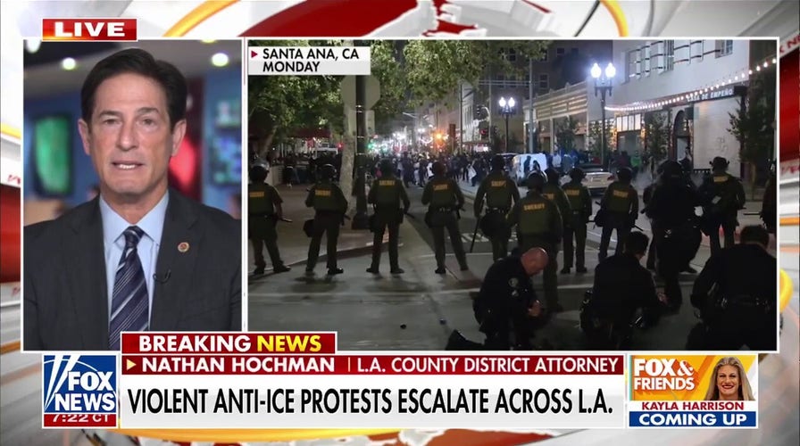 Los Angeles DA vows to punish rioters assaulting police officers amid anti-ICE escalation
