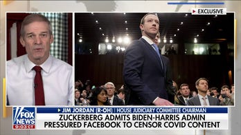 Jim Jordan pleased with Zuckerberg's censorship admission: Republicans are the 'party of free speech'