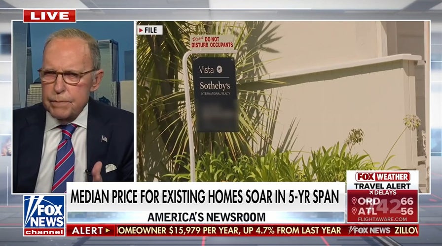 Larry Kudlow cites ‘immigration problem’ arsenic origin successful precocious lodging costs