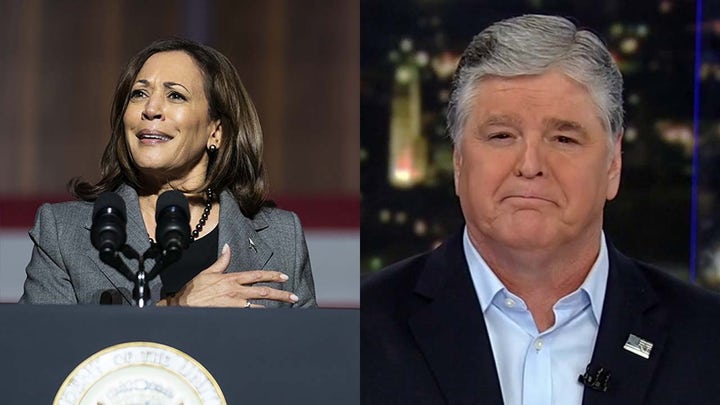 Hannity dings Kamala as audience neglects to clap
