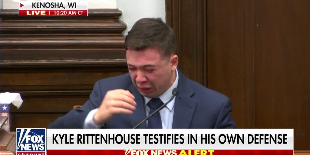Kyle Rittenhouse breaks down in tears on witness stand Fox News Video