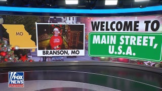 Steve Doocy gets in the Christmas spirit in Branson, Missouri