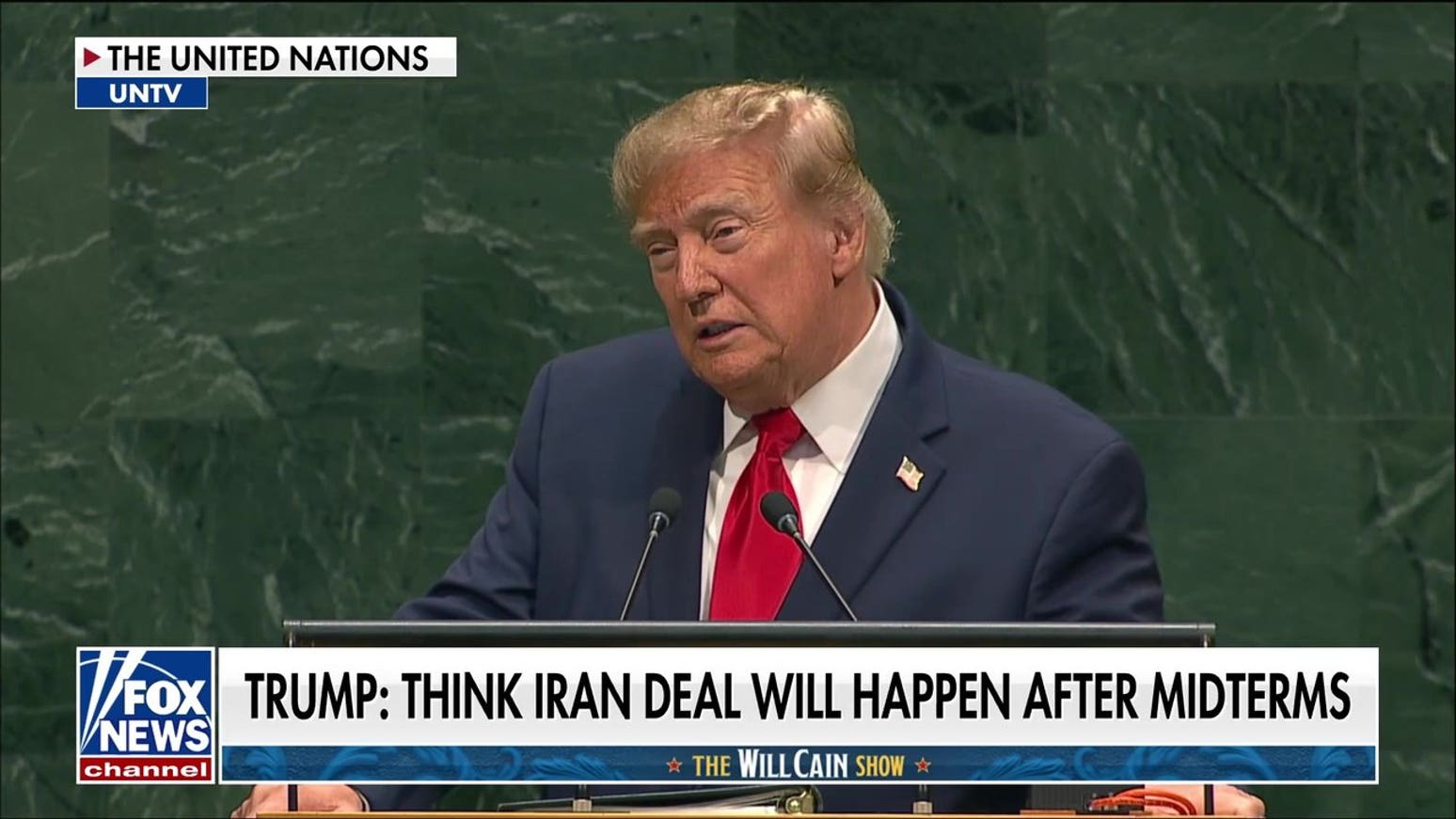 Trump delivers stark warning to Iran, Cuba at UN General Assembly