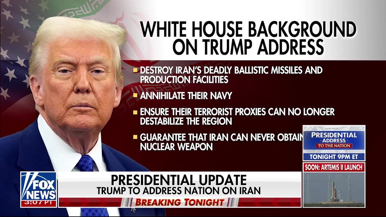 President Trump to address the nation on Operation Epic Fury