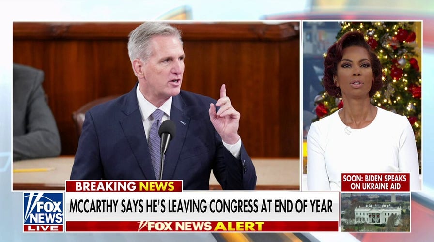 'Outnumbered' reacts to Kevin McCarthy leaving Congress at the end of the year