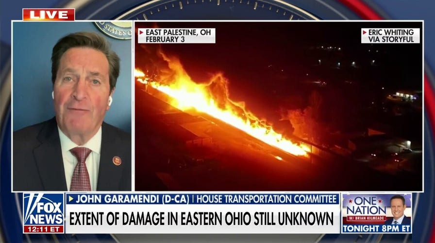 Rep. John Garamendi: Ohio train derailment caused by Norfolk Southern
