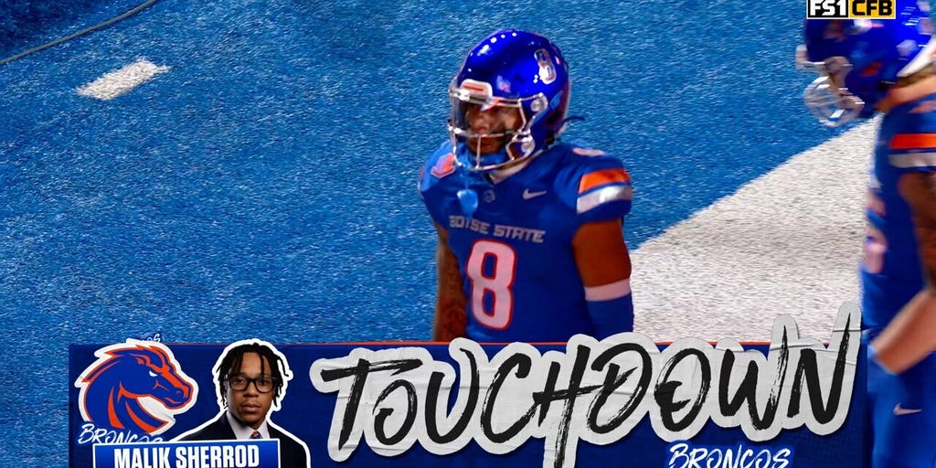Malik Sherrod punches it in from one yard to give Boise State lead over Colorado State
