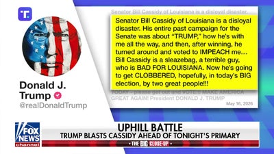 Sen Bill Cassidy asked whether he'd still vote to convict Trump