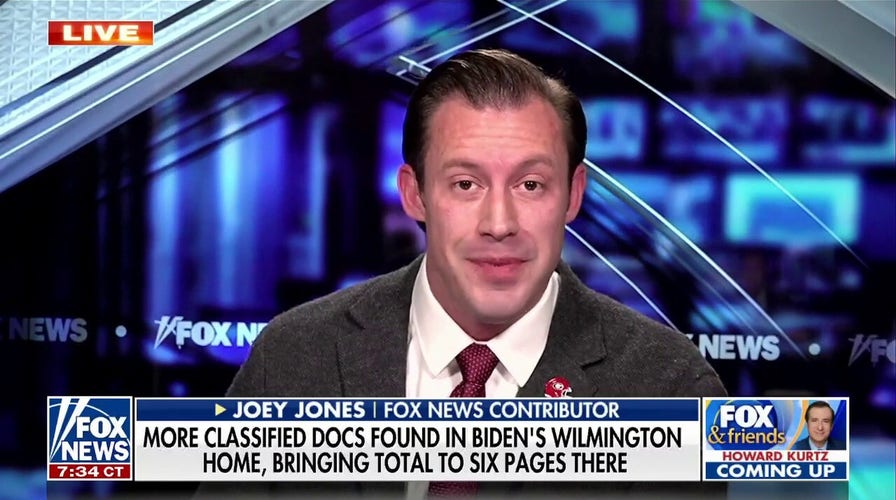 Joey Jones rips double standard over Biden doc storage