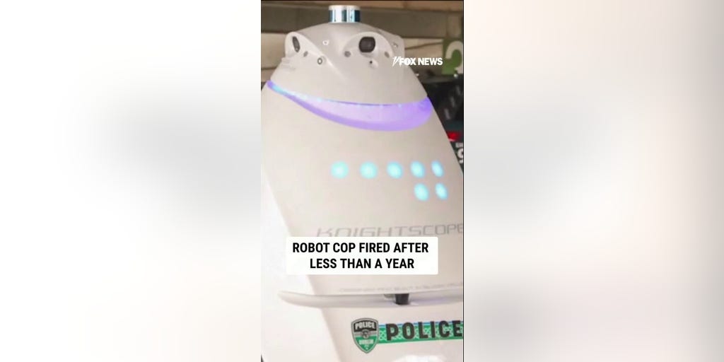 Robot cop FIRED after less than a year
