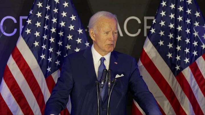 Biden reflects on youth, seeing 'colored kids' on segregated school bus in speech