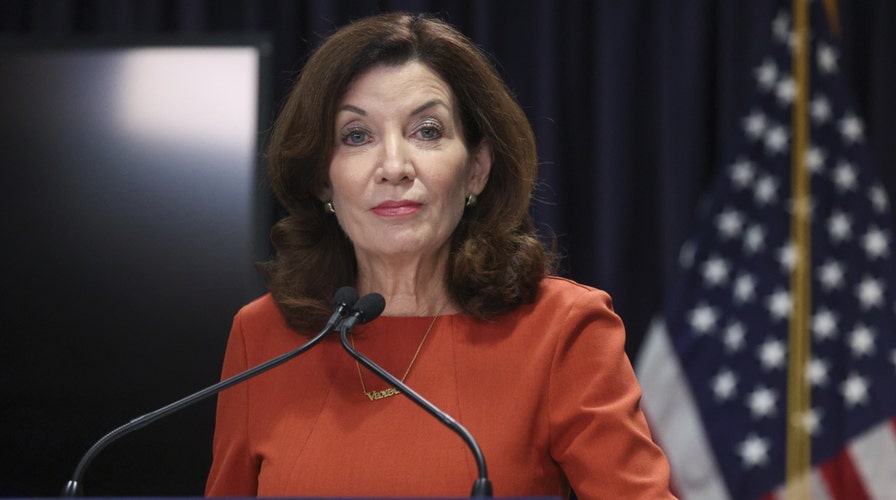 New York Governor Kathy Hochul makes announcement