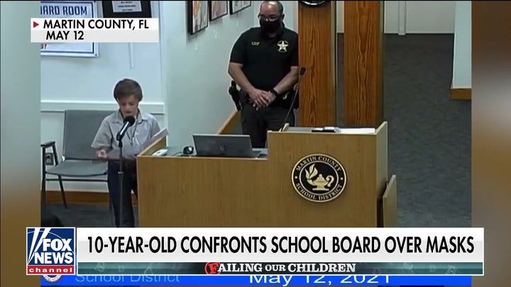10-year-old confronts school board over masks: 'I wanted to take a stand'