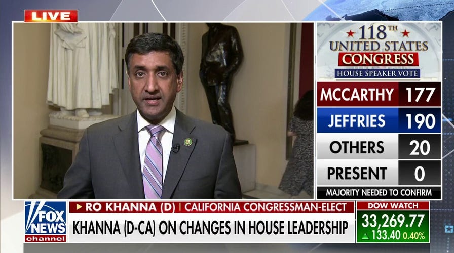 Rep-elect Ro Khanna: If you can't get the speaker votes, what about the tough times?