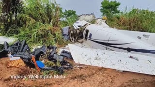Scene footage of small plane crash in Brazil that killed all 14 on board - Fox News