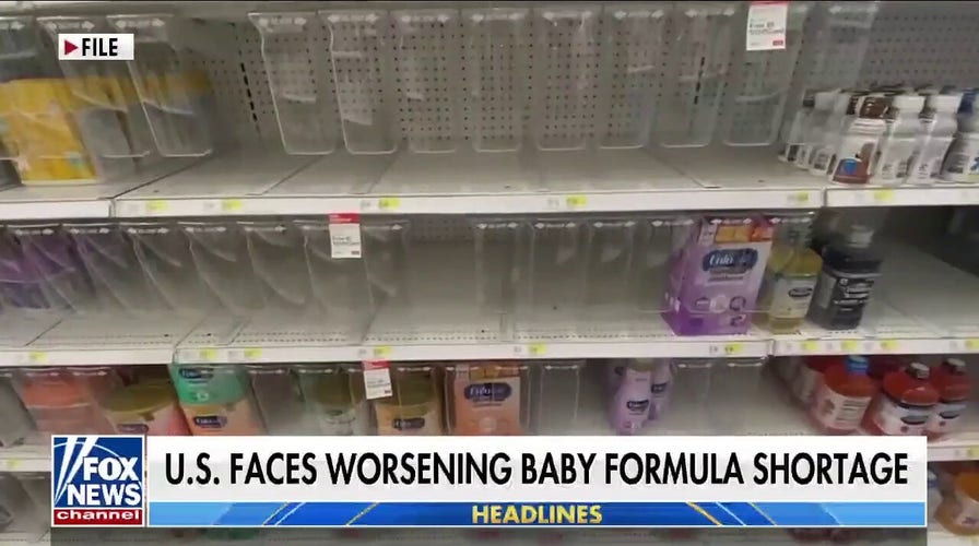 U.S. faces worsening baby formula shortage