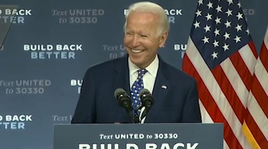 Media fawn over Joe Biden's basement-free event