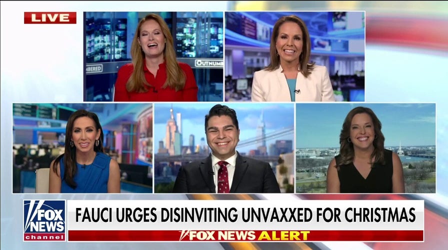 'Outnumbered' on Fauci urging Americans to disinvite the unvaccinated from Christmas