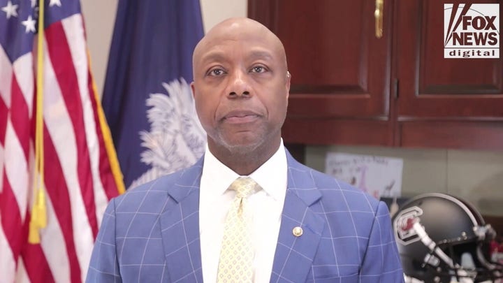 GOP Sen. Tim Scott unveils legislation pushing back against school lockdowns, union power