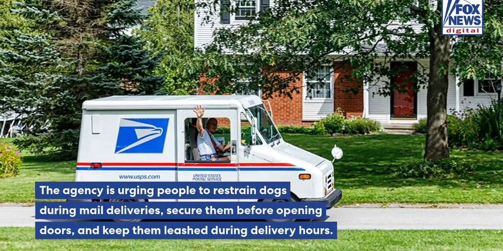 More than 5,200 mail carriers attacked by dogs as USPS issues warning