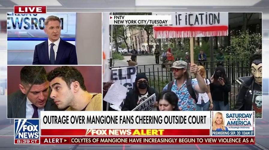 Outrage as crowd cheers for Luigi Mangione outside courthouse