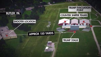 Animation shows grounds and surrounding buildings where a would-be assassin shot Trump during a campaign rally