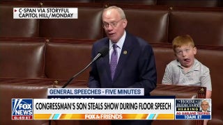 Congressman's speech goes viral after his son makes silly faces in the background - Fox News