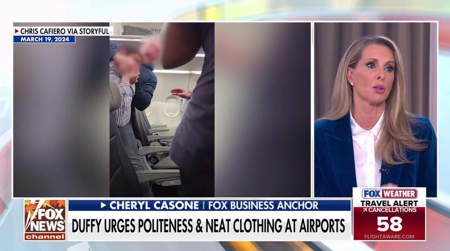 Duffy urges politeness and neat covering  astatine  airports amid Thanksgiving question   rush