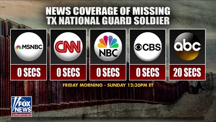 Media ignores news of Texas soldier missing at border 