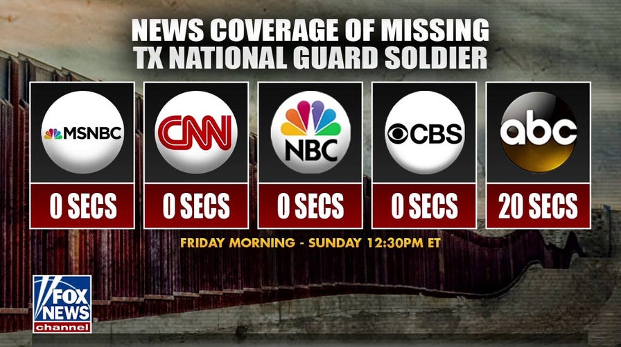 Media ignores news of Texas soldier missing at border 